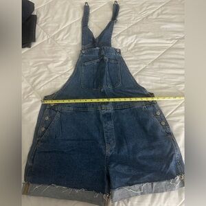 Old Navy Denim Overalls Shorts
